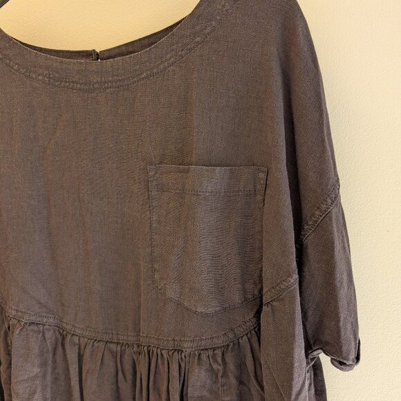 Free People Oversized Shirt – XS Dark Blue - Picture 7 of 7